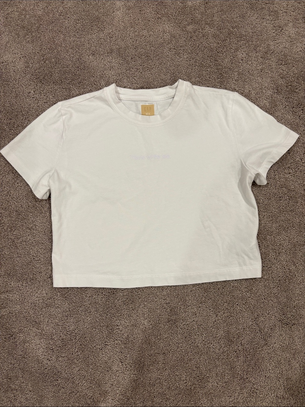 GAP White Cropped Tee